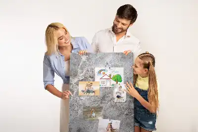 Prikbord van kurk Diep donker marmer