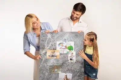 Prikbord van kurk Diep donker marmer