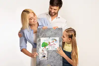 Prikbord van kurk Diep donker marmer