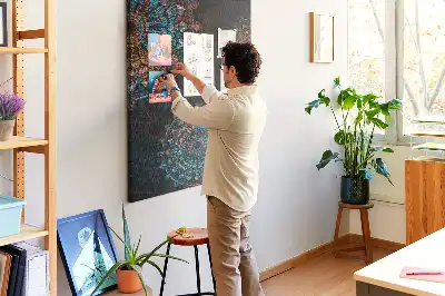 Prikbord van kurk Decoratieve mandala