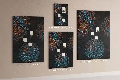 Prikbord van kurk Decoratieve mandala