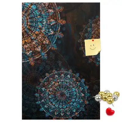 Prikbord van kurk Decoratieve mandala