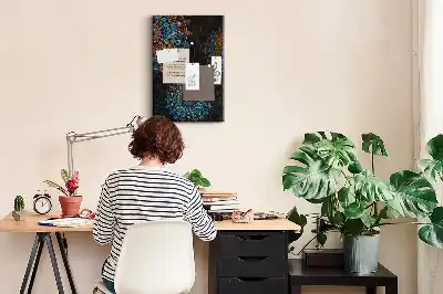 Prikbord van kurk Decoratieve mandala