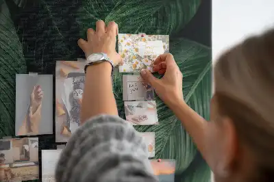 Prikbord Bladeren van junglevegetatie