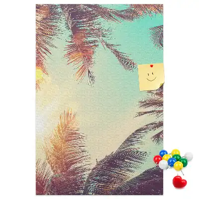 Prikbord Exotische palmboom