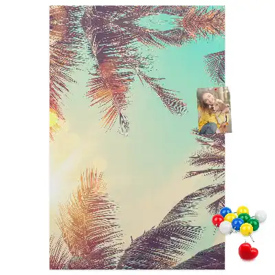 Prikbord Exotische palmboom