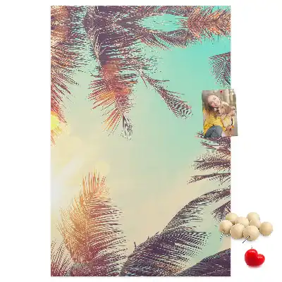 Prikbord Exotische palmboom