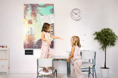 Prikbord Exotische palmboom