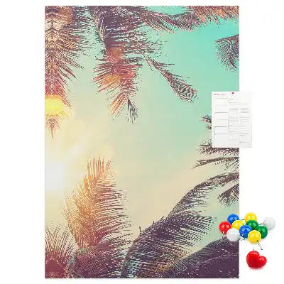 Prikbord Exotische palmboom