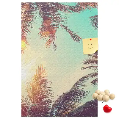 Prikbord Exotische palmboom