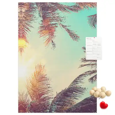 Prikbord Exotische palmboom