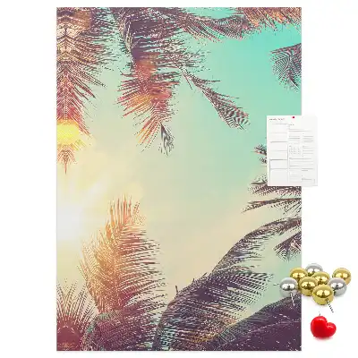 Prikbord Exotische palmboom
