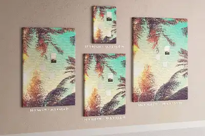 Prikbord Exotische palmboom
