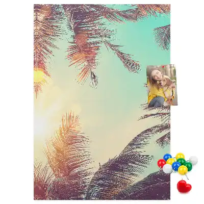 Prikbord Exotische palmboom