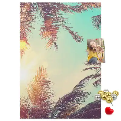 Prikbord Exotische palmboom