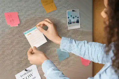 Prikbord Gemengd kleurenpalet