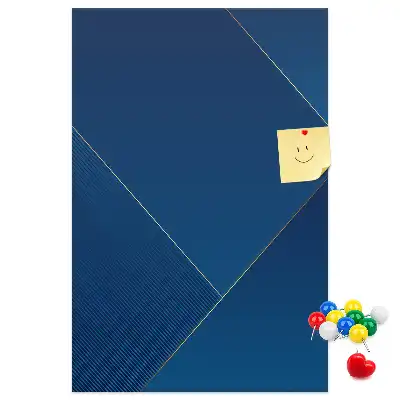 Decoratief kurken prikbord met patroon