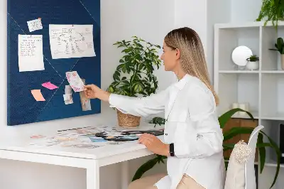 Prikbord van kurk Decoratief patroon