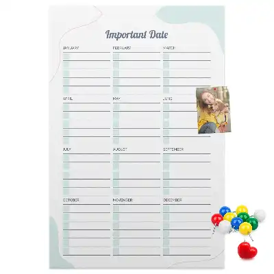Prikbord Belangrijke data