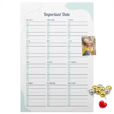 Prikbord Belangrijke data