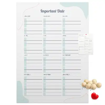 Prikbord Belangrijke data