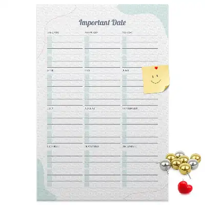 Prikbord Belangrijke data