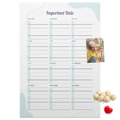 Prikbord Belangrijke data