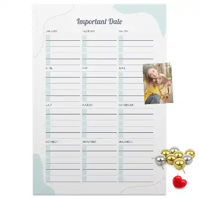Prikbord Belangrijke data