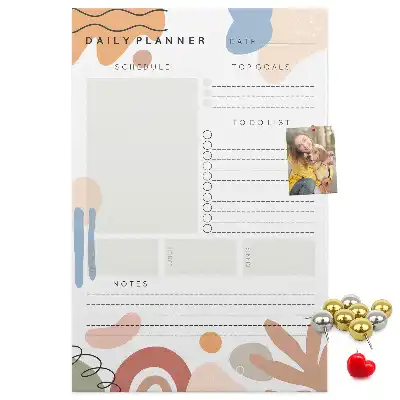 Prikbord Het plan van vandaag