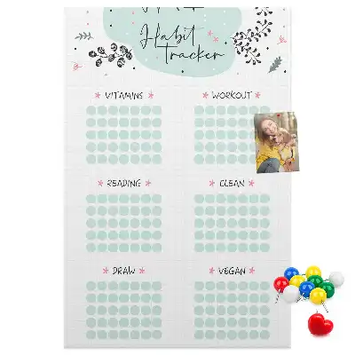 Prikbord Gewoontenplanner