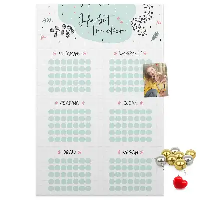 Prikbord Gewoontenplanner