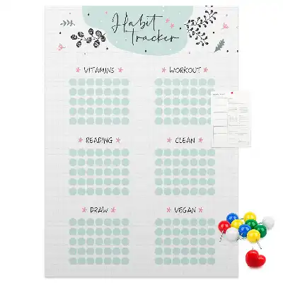 Prikbord Gewoontenplanner