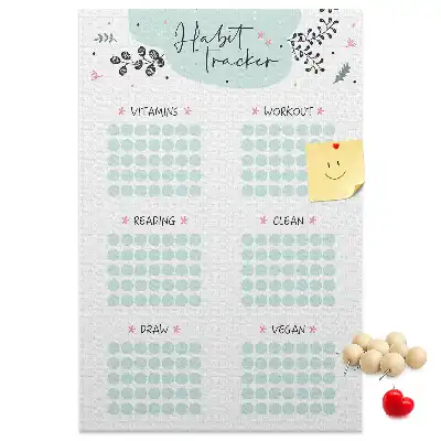 Prikbord Gewoontenplanner