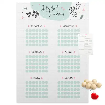 Prikbord Gewoontenplanner