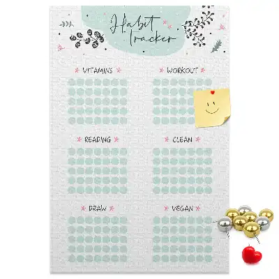 Prikbord Gewoontenplanner