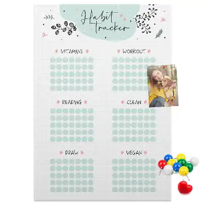 Prikbord Gewoontenplanner