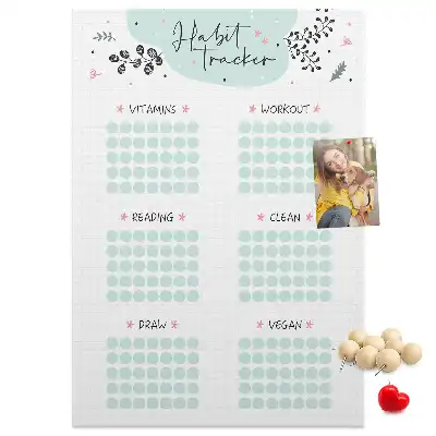 Prikbord Gewoontenplanner