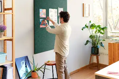 Prikbord van kurk Lineair bladpatroon
