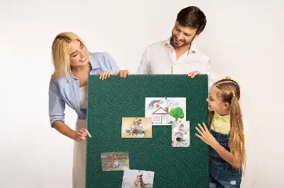 Prikbord van kurk Lineair bladpatroon