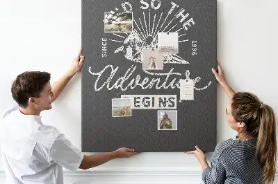 Prikbord Poster in retrostijl