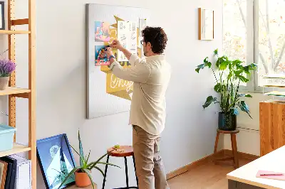 Prikbord van kurk Motiverende slogan