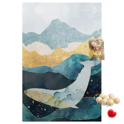 Prikbord Marmeren walvis
