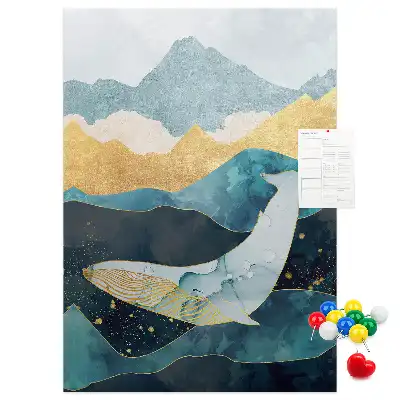 Prikbord Marmeren walvis