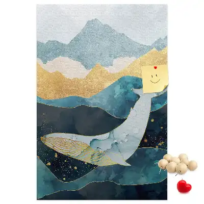 Prikbord Marmeren walvis
