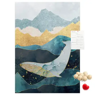 Prikbord Marmeren walvis