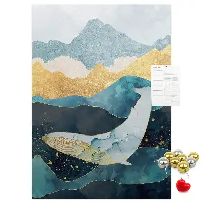 Prikbord Marmeren walvis