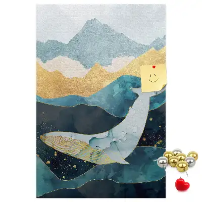 Prikbord Marmeren walvis
