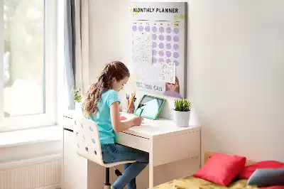 Prikbord Maandelijks schema