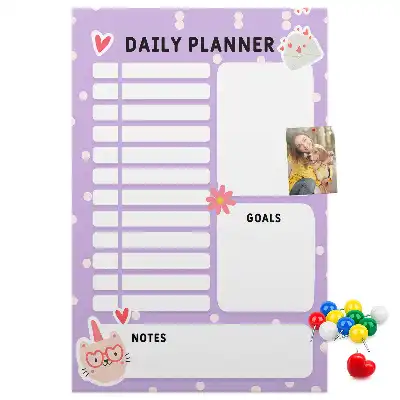 Prikbord Organisatie van de dag