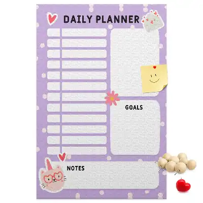 Prikbord Organisatie van de dag